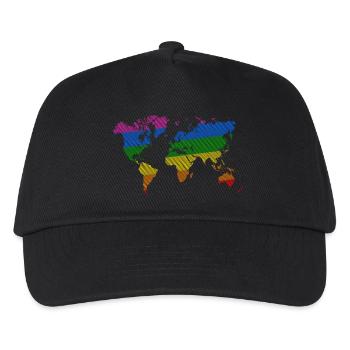 Pride World - Kids’ Baseball Cap - black - Front