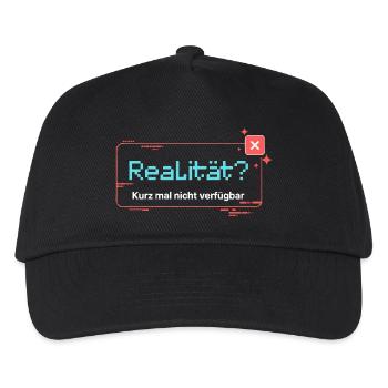 Reality? Not available for a short time - Kids’ Baseball Cap - black - Front