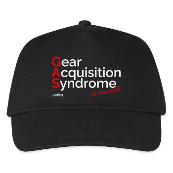 Gear Acquisition Syndrome - Kids’ Baseball Cap - black - Front