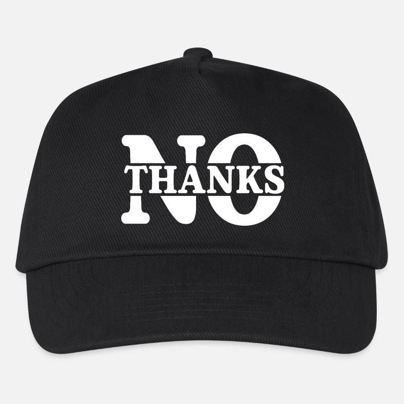 No grazie - Berretto da baseball per bambini - nero