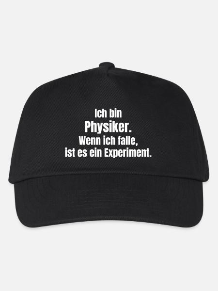 Physicist Humor Case Experiment - Kids’ Baseball Cap - black