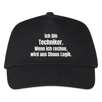 Technicians: Logic from chaos by calculation - Kids’ Baseball Cap - black - Front
