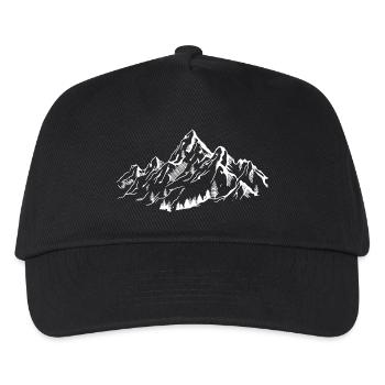 Gebirge - Kinder Basecap - Schwarz - Vorne