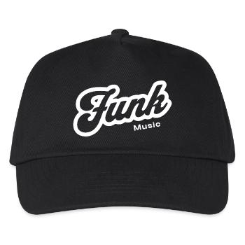 Funk Music Retro Script Logo - Kids’ Baseball Cap - black - Front