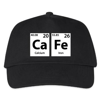 CaFe Chemistry Periodic Table - Kids’ Baseball Cap - black - Front