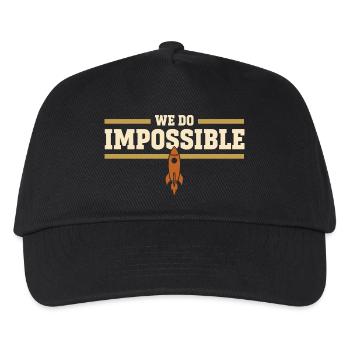 Science-fusée, Scientifique en fusées, Aérospatiale - Casquette de baseball Enfant - noir - Devant