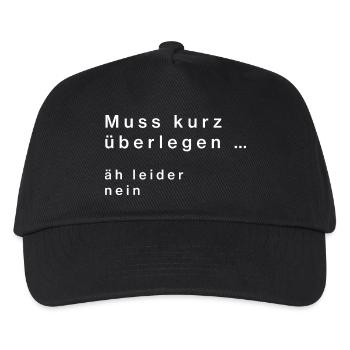 Je dois réfléchir un instant... non - Casquette de baseball Enfant - noir - Devant