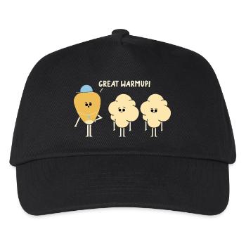 Funny Gym Workout, Gym Coach, Gym Trainer, Sports - Kids’ Baseball Cap - black - Front