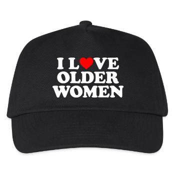 I Love Older Women - Kids’ Baseball Cap - black - Front
