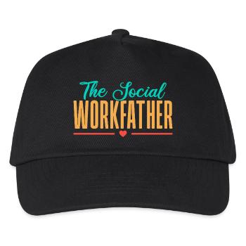 Social Worker Quota Social Workfather Social Work - Kids’ Baseball Cap - black - Front