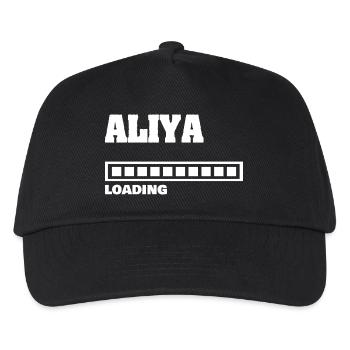 Aliya de naissance - Casquette de baseball Enfant - noir - Devant