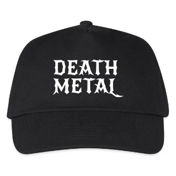 Death Metal Gothic Typography - Kids’ Baseball Cap - black - Front