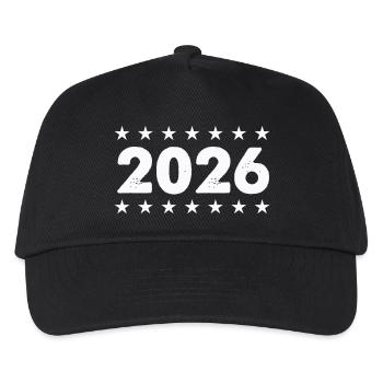 2026 Star Frame - Kids’ Baseball Cap - black - Front