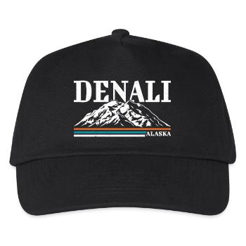 Alaska Denalis National Park Retro - Kids’ Baseball Cap - black - Front