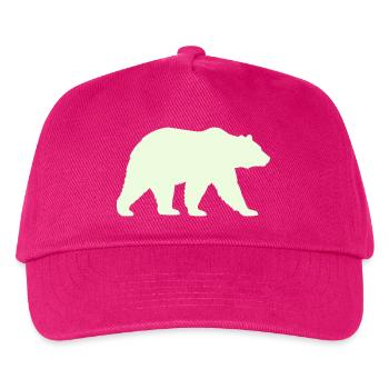grizzly_baer- - Casquette de baseball Enfant - fuchsia - Devant