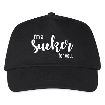 Sucker for You Script - Kids’ Baseball Cap - black - Front