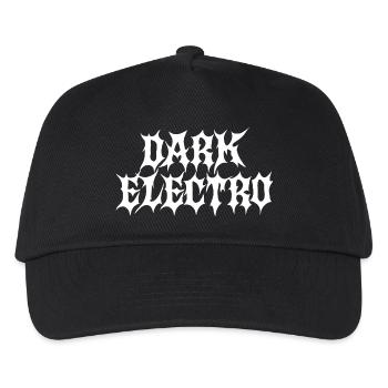 Dunkler Elektro - Kinder Basecap - Schwarz - Vorne