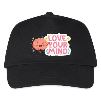 Liebe deinen Geist - Kinder Basecap - Schwarz - Vorne