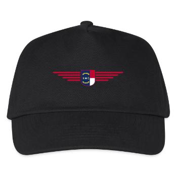 North Carolina Fan T-Shirt – Stylish & Unique - Kids’ Baseball Cap - black - Front