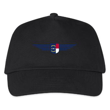 North Carolina Fan T-Shirt – Stylish & Unique - Kids’ Baseball Cap - black - Front