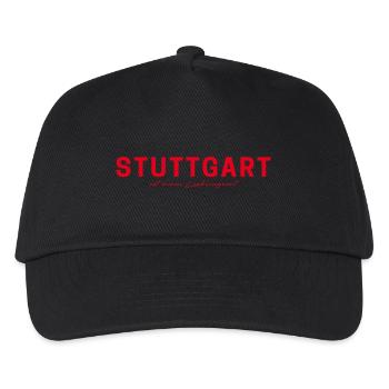 Stuttgart T-Shirt – Heimat & Skyline Style - Kinder Basecap - Schwarz - Vorne