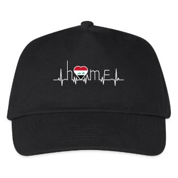 i love home heimat Irak - Kinder Basecap - Schwarz - Vorne