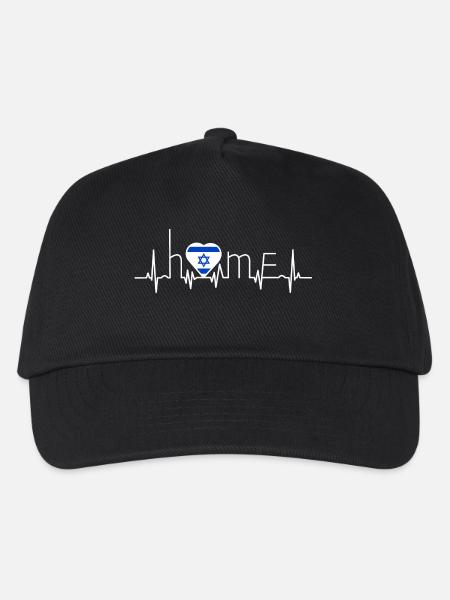 i love home heimat Israel - Kinder Basecap - Schwarz