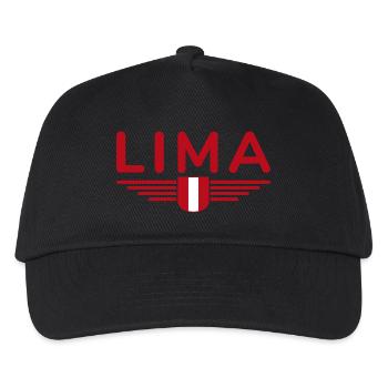 Lima Design – Découvrez la capitale du Pérou - Casquette de baseball Enfant - noir - Devant