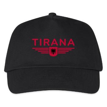Tirana Design – Heart of Albania - Kids’ Baseball Cap - black - Front