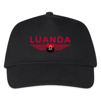 Luanda Design – Pride of the Capital - Kids’ Baseball Cap - black - Front