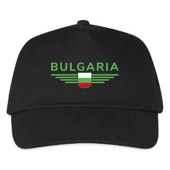 Bulgarien Design – Liebe zur Kultur - Kinder Basecap - Schwarz - Vorne