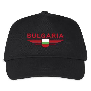 Bulgaria Design – Love for Culture - Kids’ Baseball Cap - black - Front