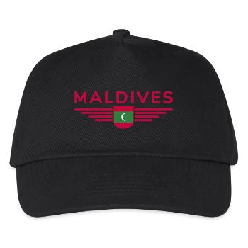 Maldives Fans: Exclusive Shirts - Kids’ Baseball Cap - black - Front