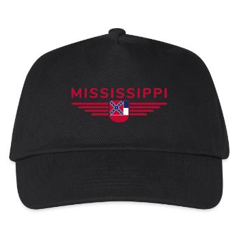 Mississippi Fan T-Shirt – Parfait pour les fans ! - Casquette de baseball Enfant - noir - Devant