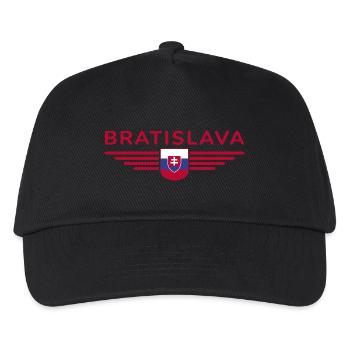 Bratislava, Slovaquie Style Design T-Shirt - Casquette de baseball Enfant - noir - Devant