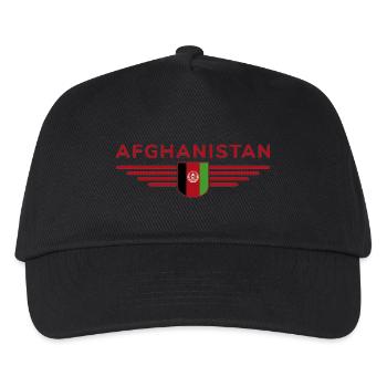 Afghanistan Design – Pride and Culture - Kids’ Baseball Cap - black - Front