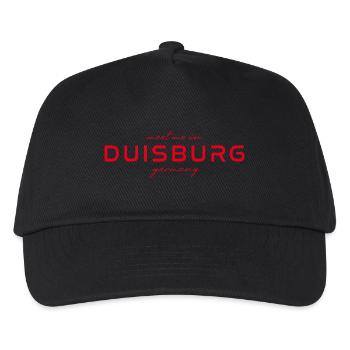 Duisburg T-Shirt – Skyline - Kids’ Baseball Cap - black - Front