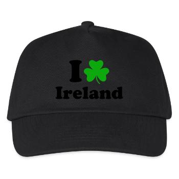 Ireland - Irland - Kinder Basecap - Schwarz - Vorne
