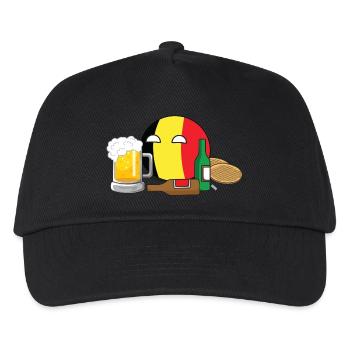 BelgiumBall - Kids’ Baseball Cap - black - Front