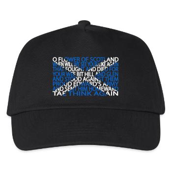 Flower of Scotland - Kids’ Baseball Cap - black - Front