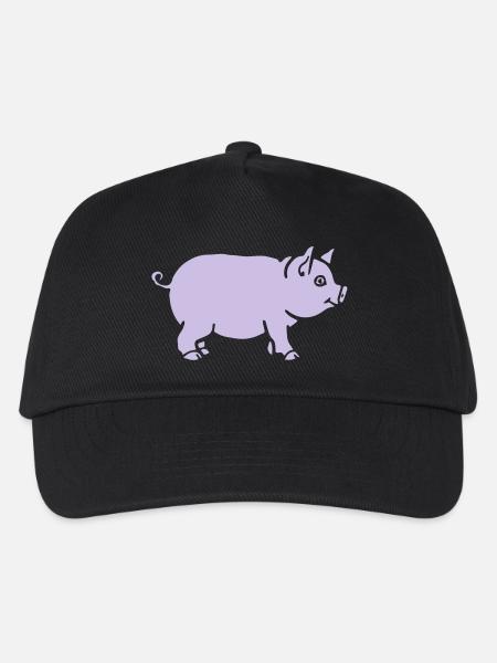 pig - Kinder Basecap - Schwarz