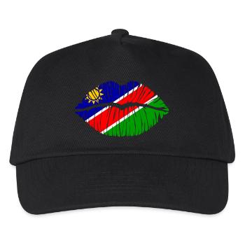 Kuss Namibia - Kinder Basecap - Schwarz - Vorne