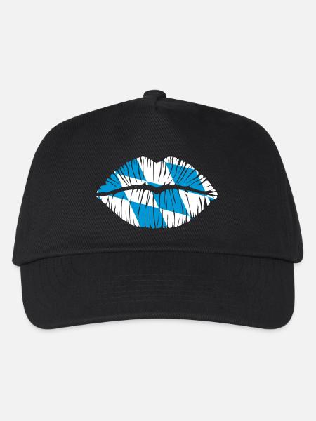 Kuss Bayern - Kinder Basecap - Schwarz