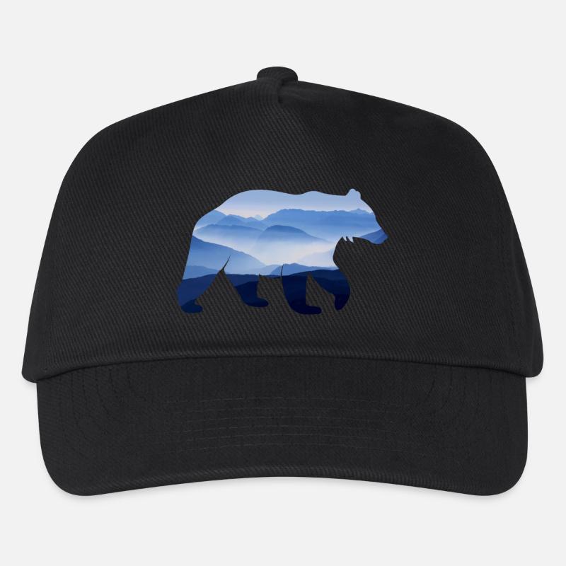 Bär - Kinder Basecap - Schwarz