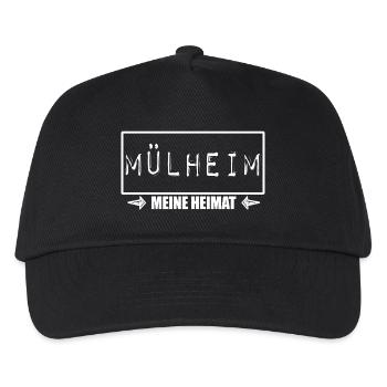 MÜLHEIM MEINE HEIMAT - Kinder Basecap - Schwarz - Vorne