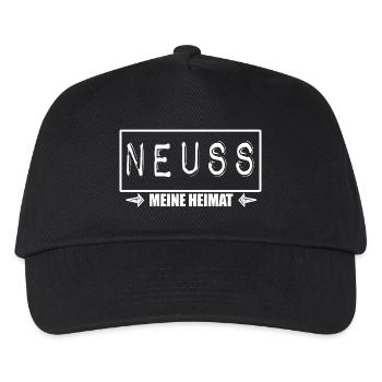 NEUSS MEINE HEIMAT - Kinder Basecap - Schwarz - Vorne
