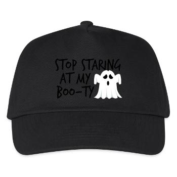 Halloween: Stop Staring At My Boo-Ty - Kids’ Baseball Cap - black - Front