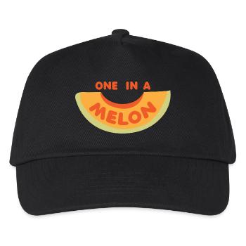 Fruits / fruits: melon - pastèque - Casquette de baseball Enfant - noir - Devant