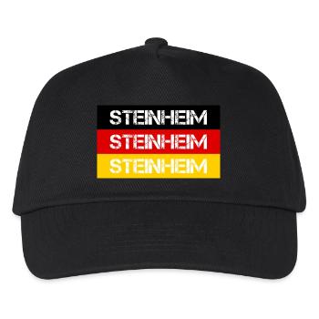 STADT STEINHEIM, DEUTSCHLAND - Kinder Basecap - Schwarz - Vorne