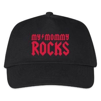 My mommy rocks - Kinder Basecap - Schwarz - Vorne